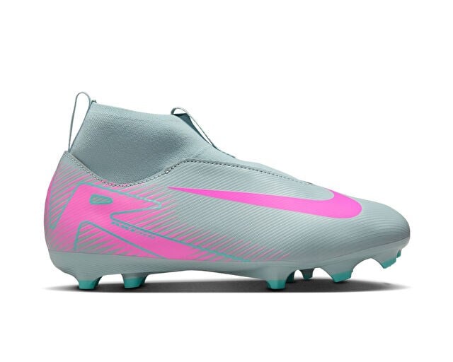NIKE JR MERCURIAL ZOOM SUPERFLY 10 ACAD FGMG Genç Çim Zemin Kramponu FQ8304-301 Mavi