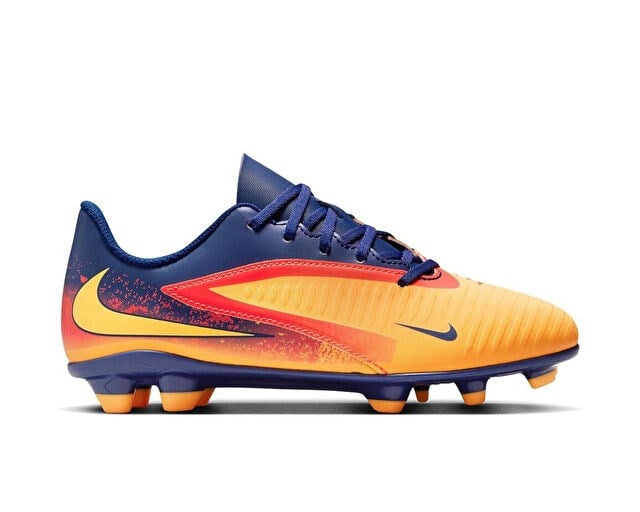 NIKE JR PHANTOM 6 LOW CLUB FG/MG EH Genç Çoklu Çim Zemin Kramponu HQ2026-800 Turuncu