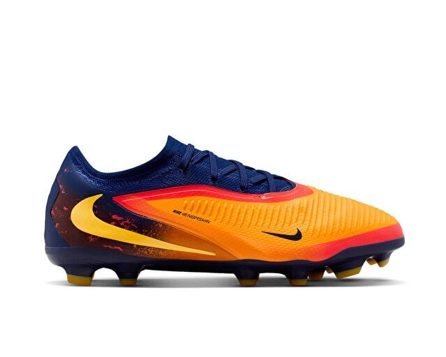 NIKE JR PHANTOM 6 LOW PRO FG/MG EH Genç Çoklu Çim Zemin Kramponu HQ2047-800 Turuncu