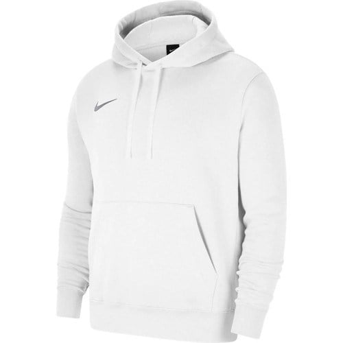 Nike Kapüşonlu Sweatshirt Beyaz Erkek Düz Desenli XL Sezonluk Rahat Kesim CW6894-101
