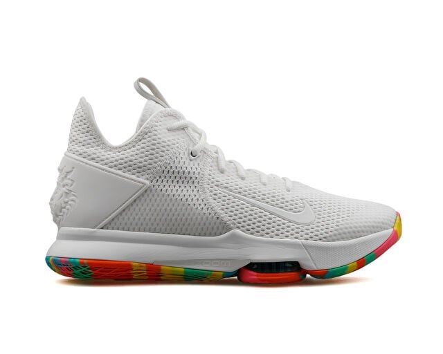 NIKE LEBRON WITNESS IV Erkek Basketbol Ayakkabısı BV7427-102 Beyaz
