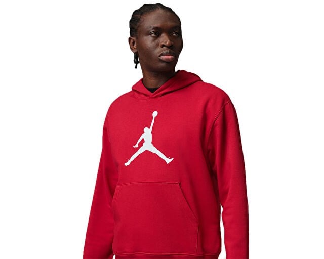 NIKE M JORDAN JUMPMAN FLC HBR PO 2 Erkek Günlük Sweatshirt IR0561-687 Kırmızı
