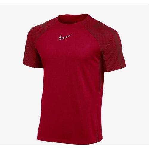 Nike M Nk Df Strk Ss Top K DH8698-657 Kırmızı Erkek Antrenman Tişörtü