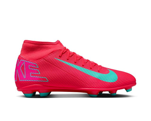 NIKE MERCURIAL SUPERFLY 10 CLUB Unisex Çim Zemin Kramponu FQ8314-800 Kırmızı
