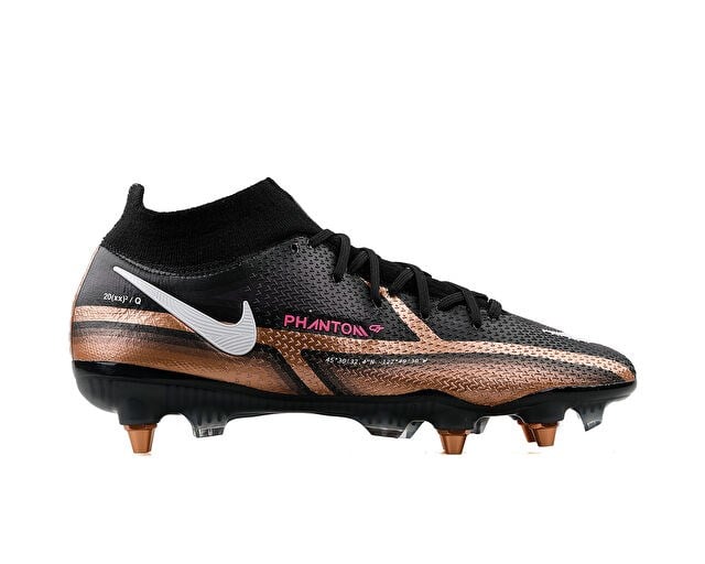 NIKE PHANTOM GT2 ELITE DF SG PRO AC Erkek Islak / Yumuşak Çim Zemin Kramponu DR5957-810 Siyah