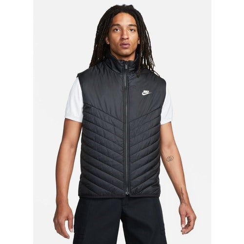 Nike Siyah - Gri - Gümüş Erkek Dik Yaka Regular Fit Yelek FB8201-011 M Nk Tf Wr Mıdweıght Ves