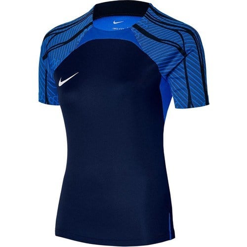Nike Strike Dri Fit Kadın Lacivert Yuvarlak Yaka Tişört