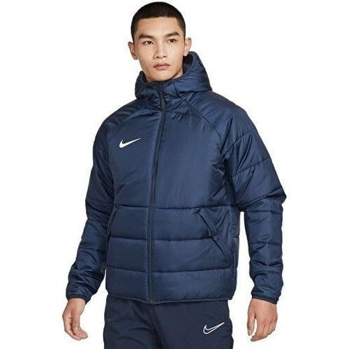 Nike Therma-Fıt Academy Pro Erkek Ceket Uzun Kol Midi Kesim Kalıbı Lacivert