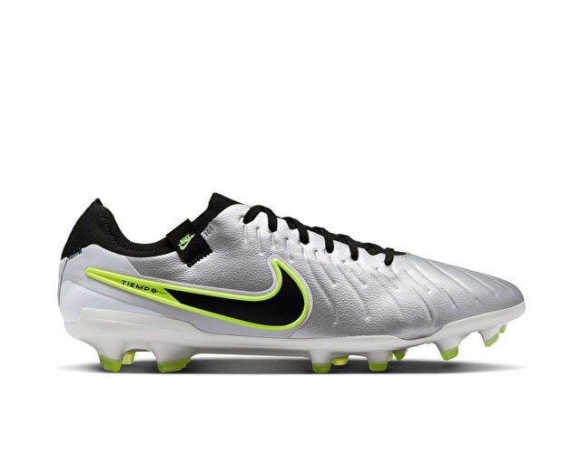 NIKE TIEMPO LEGEND 10 PRO Erkek Çim Zemin Kramponu DV4333-001 Gri