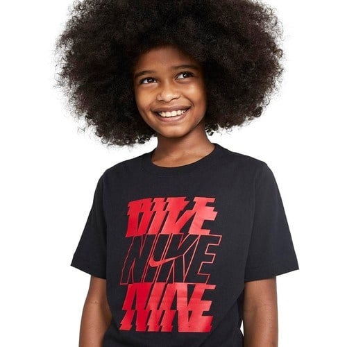 Nike U Nsw Tee Stack Çocuk Siyah T-Shirt - DC7794-010