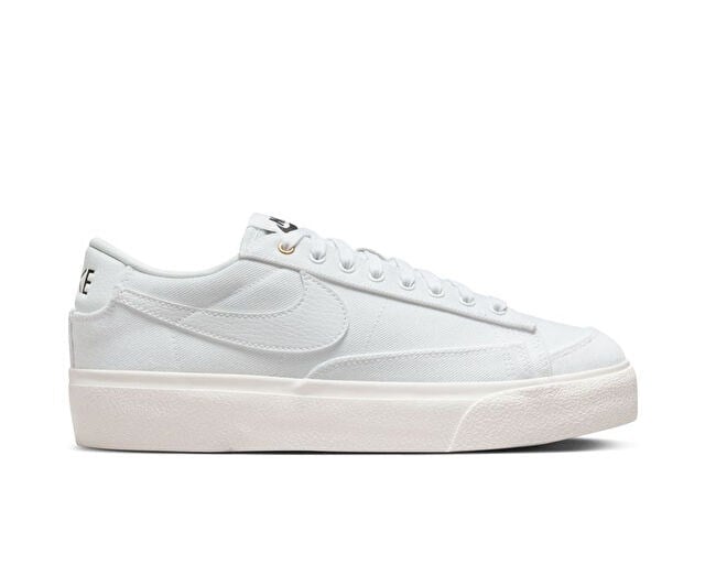 NIKE W BLAZER LOW PLATFORM CNVS Kadın Günlük Ayakkabı DV7475-100 Beyaz