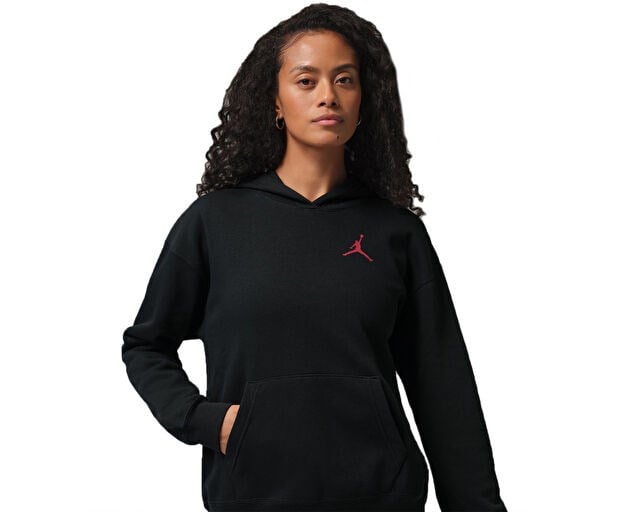 NIKE W JORDAN JUMPMAN FLC PO 2 Kadın Günlük Sweatshirts IR0346-010 Siyah