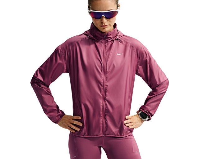 NIKE W NK TEMPO REPEL JKT Kadın Koşu Ceketi HV5769-654 Pembe
