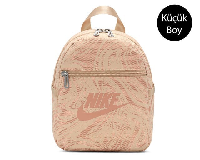 NIKE W NSW FUTURA365 MINI BPK-SWIRL Sırt Çantası-En: 20 cm, Boy: 25 cm, Derinlik: 10 cm HV6622-126 Beyaz