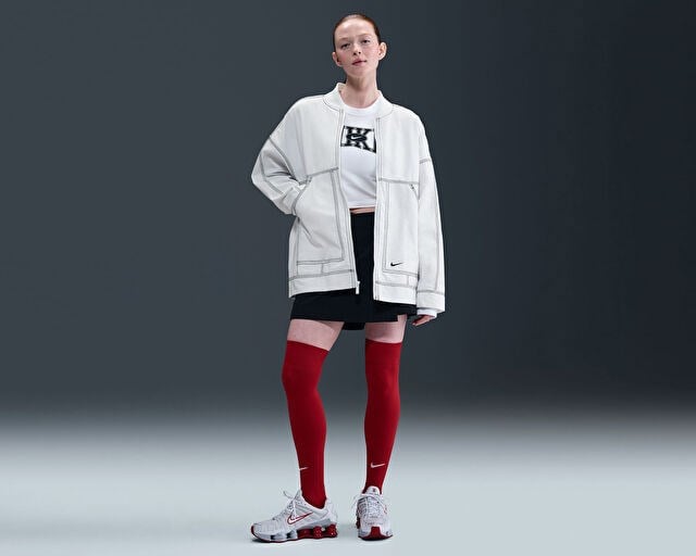 NIKE W NSW STREET GX CARGO JKT Kadın Günlük Ceket IB2037-121 Beyaz