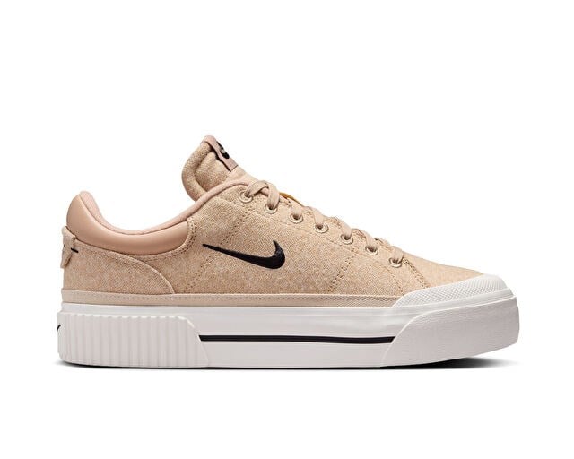 NIKE WMNS COURT LEGACY LIFT Kadın Günlük Ayakkabı FZ2606-200 Krem