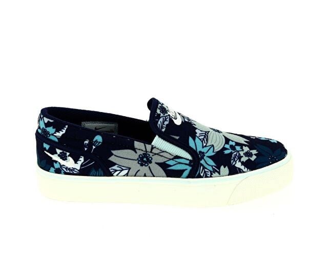 NIKE WMNS TOKI SLIP PRINT Kadın Ayakkabısı 724769-413 Mavi