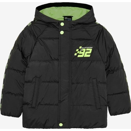 Skechers B Outerwear Padded Jacket Büyük Erkek Çocuk Siyah Mont SK242113-001