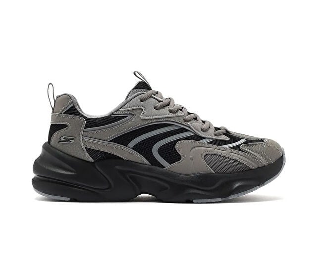 SKECHERS BOBS BAMINA 2 Erkek Günlük Ayakkabı 118326-GYBK Gri