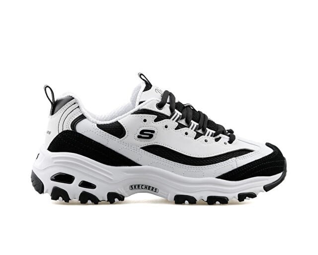 SKECHERS D'LITES MARCH FORWARD Kadın Günlük Ayakkabı 13148-WBK Beyaz