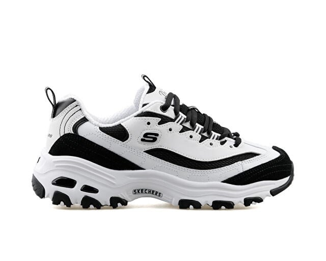 SKECHERS D'LITES MARCH FORWARD Kadın Günlük Ayakkabı 13148-WBK Beyaz