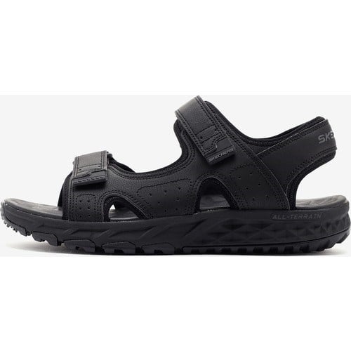 Skechers Escape Plan Trail Sandal - Forever Pursuit Erkek Siyah Sandalet 237588 Bbk