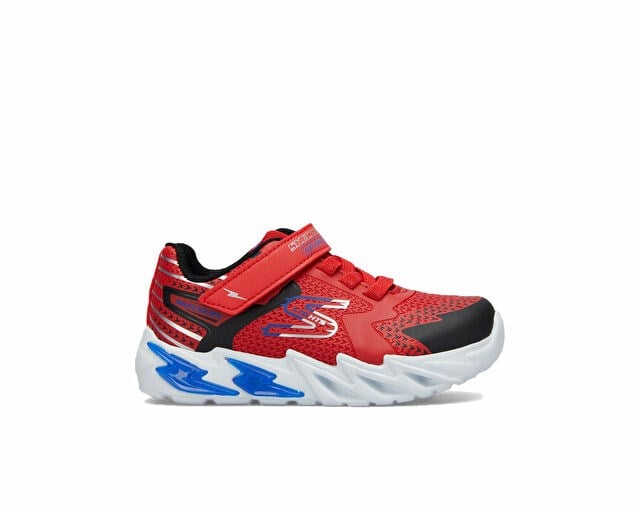 SKECHERS FLEXGLOW BOLT Bebek Günlük Işıklı Ayakkabı 400138N-RDBK Kırmızı