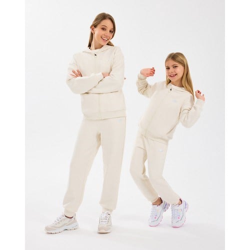 Skechers G Essentials Fullzip Hoodie Sweatshirt Büyük Kız Çocuk Offwhite Sweatshirt Sk232219-102