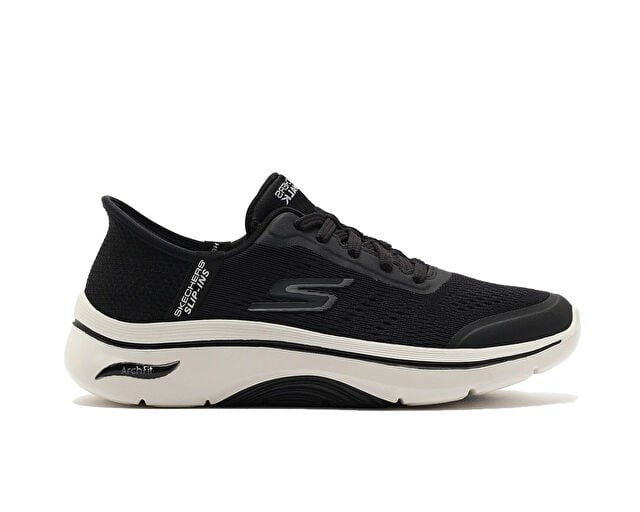 SKECHERS GO WALK ARCH FIT 2.0 Kadın Koşu Ayakkabısı 125319-BKW Siyah