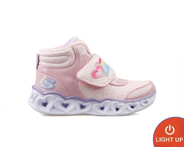 SKECHERS HEART LIGHTS Çocuk Günlük Işıklı Bot 302669L-PKLV Pembe