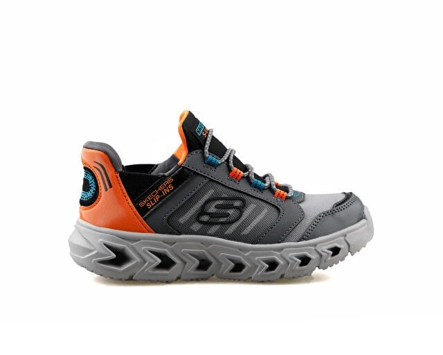 SKECHERS HYPNO FLASH 2.0 ODELUX Çocuk Günlük Işıklı Ayakkabı 403843L-CCOR Gri