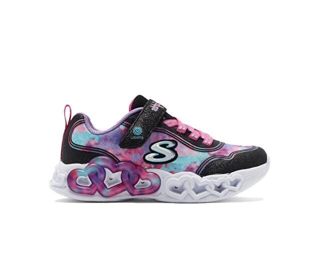 SKECHERS INFINITE HEART LIGHTS Çocuk Günlük Ayakkabı 303753L-BKMT Mor