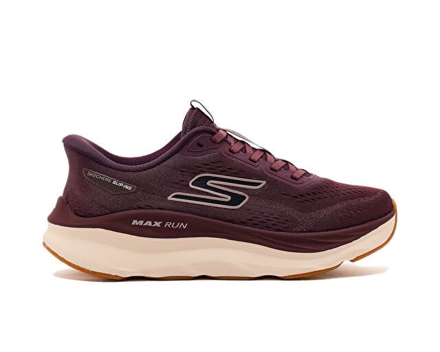 SKECHERS MAX RUN Kadın Koşu Ayakkabısı 129200-BURG Kırmızı