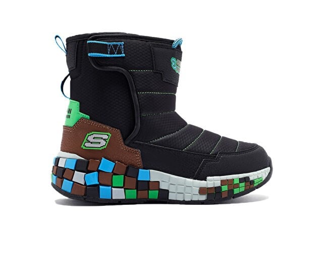 SKECHERS MEGACRAFT 3.0 Çocuk Günlük Bot 402184L-BKBR Siyah