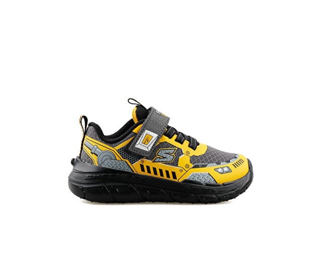 SKECHERS SKECH TRACKS Çocuk Günlük Ayakkabı 402303N-CCYL Gri