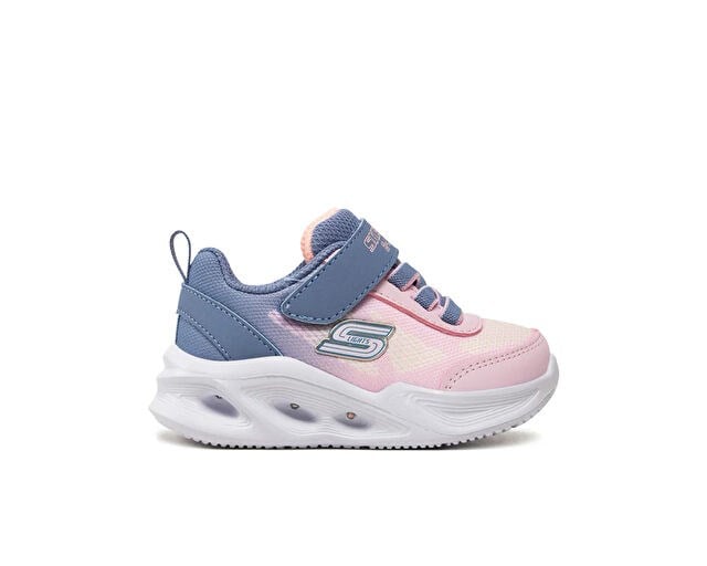 SKECHERS SKECHERS SOLA GLOW - OMBRE DELUXE Bebek Günlük Işıklı Ayakkabı 303714N-GYLP Gri