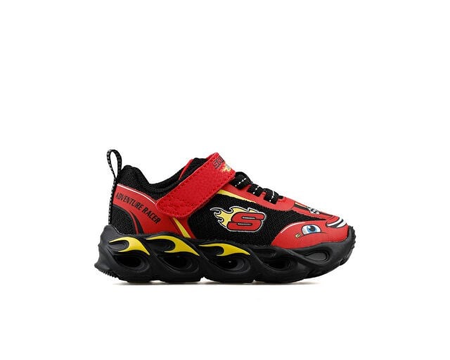 SKECHERS THERMO-FLASH - WHEEL BUDDIES Bebek Günlük Işıklı Ayakkabı 402306N-RDBK Kırmızı