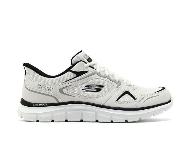SKECHERS TRACK EZRAL Erkek Günlük Ayakkabı 233039TK-WBK Beyaz