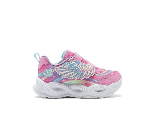 SKECHERS TWISTY GLOW Bebek Günlük Işıklı Ayakkabı 303718N-PKMT Çok Renkli