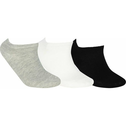 Skechers U Low Cut Çorap Unisex Çok Renkli 3'lü Paket 35-38 Numara Rahat Kullanım