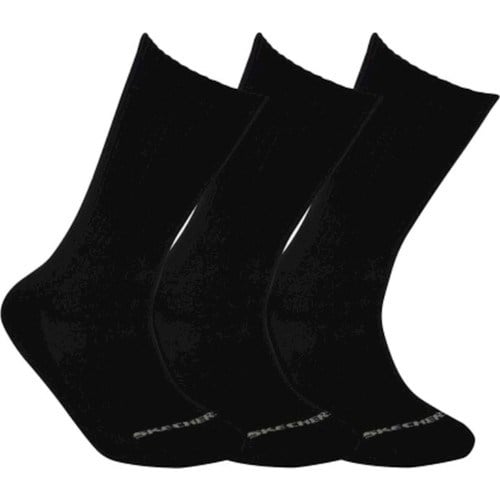 Skechers U SKX Padded Crew Cut Socks 3 Pack Unisex Siyah Çorap - S192135-001