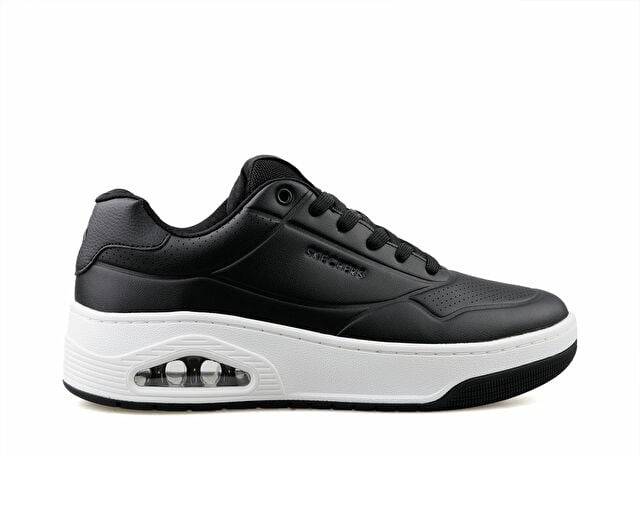SKECHERS UNO COURT Erkek Günlük Ayakkabı 183145-BLK Siyah