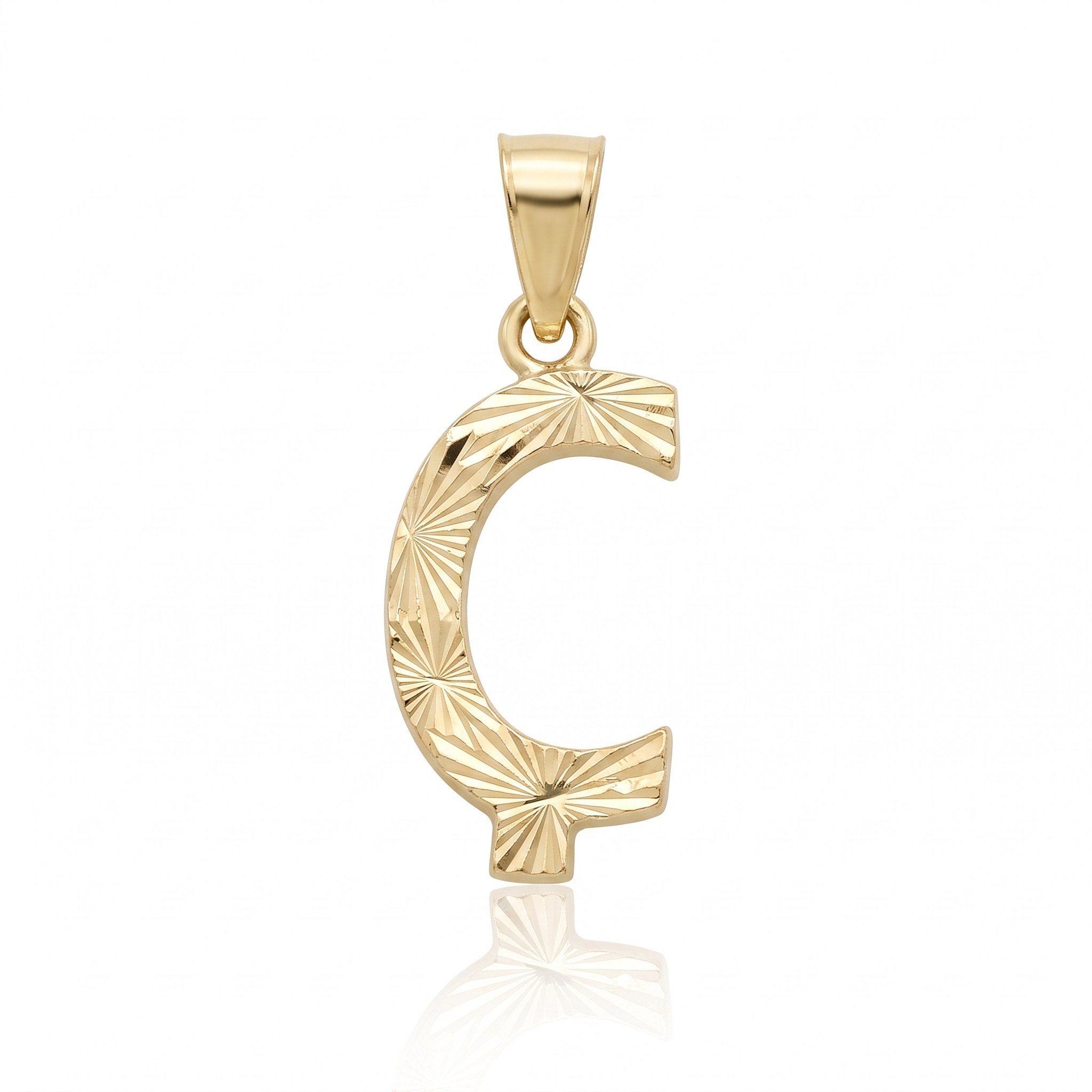 14K Altın Tasarım Kolye Ucu | 0,77 Gr