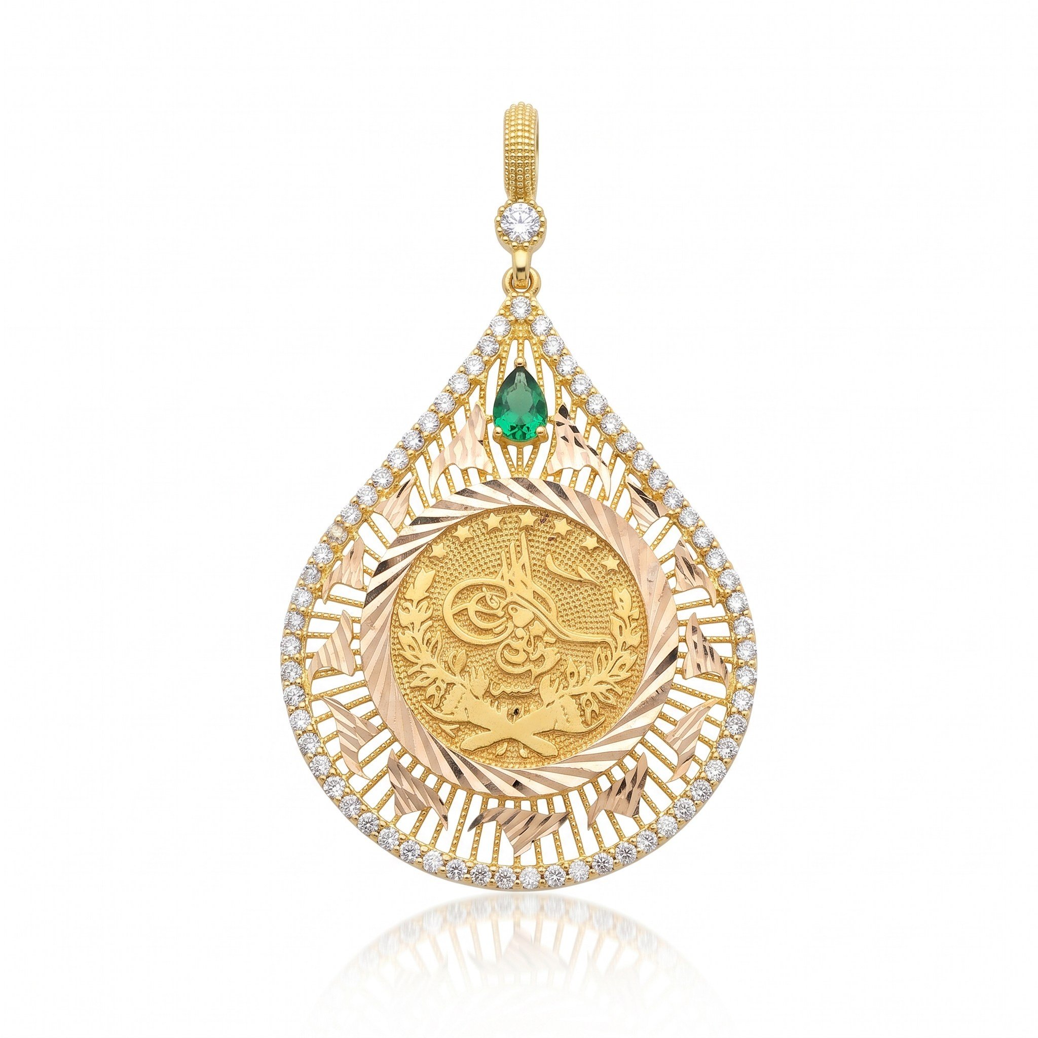 14K Altın Tasarım Kolye Ucu | 10,56 Gr
