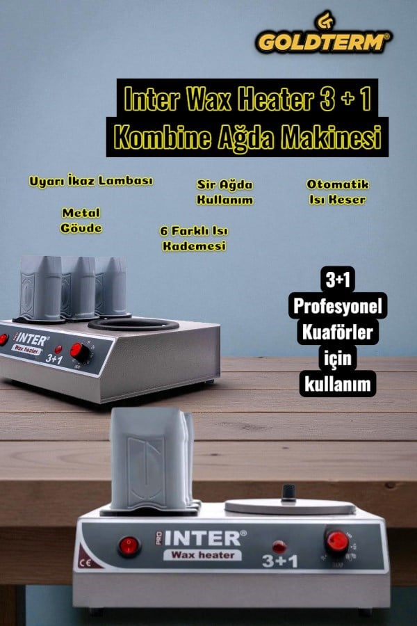 Inter Wax Heater 3+1 Kombine Ağda Makinesi