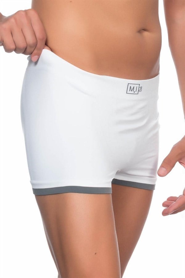 Arias Closet Beyaz MI Emay 2104 Soft Erkek Boxer