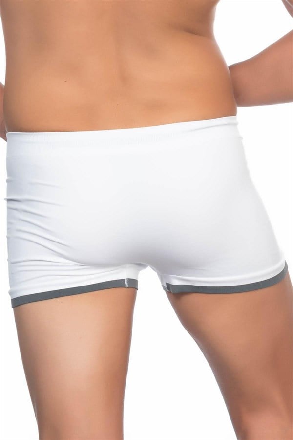 Arias Closet Beyaz MI Emay 2104 Soft Erkek Boxer