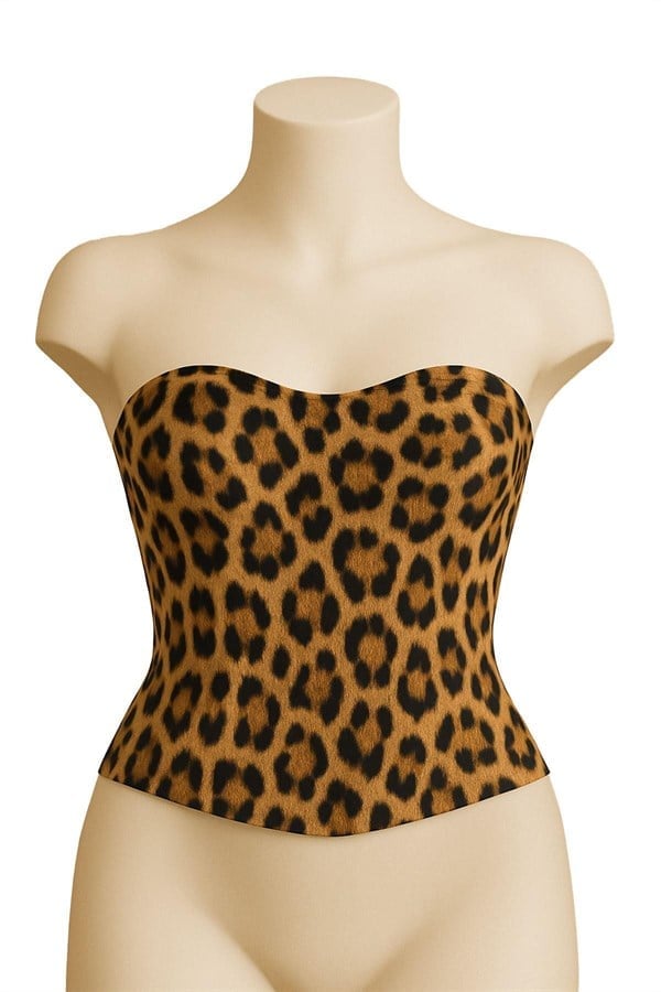 Arias Closet Leopar MI Emay 9155 Terletici Korse Büstiyer