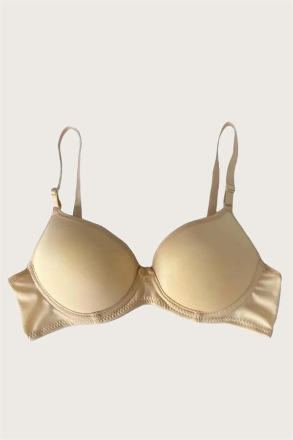 Arias Closet Mikro Kumaş Push Up Dolgulu Balenli Günlük Tek Destekli Sütyen