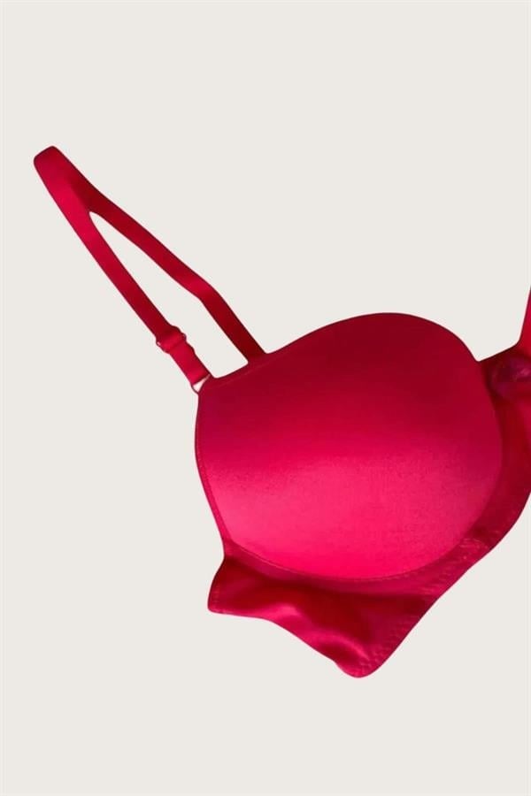 Arias Closet Mikro Kumaş Push Up Dolgulu Balenli Günlük Tek Destekli Sütyen